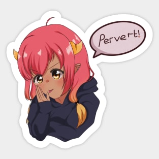 Funny Anime Girl, Saying Sticker